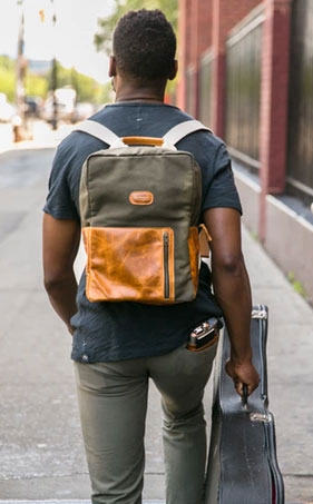 The BankNote Backpack in Forest