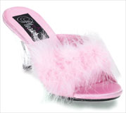 Fuzzy Pink Sandal
