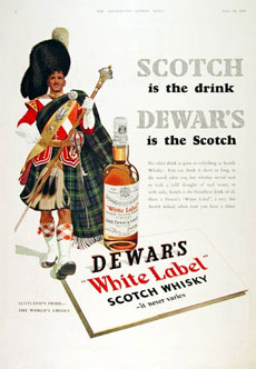 Dewar's ad from 1954