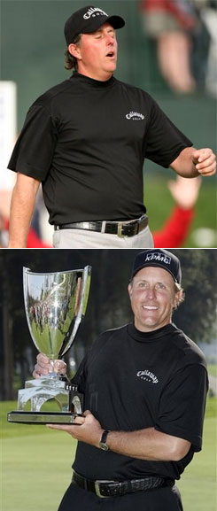 Mickelson Overcomes Shirt Selection, Wins