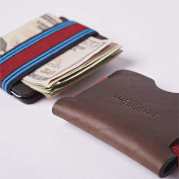 Minimum Viable Wallet in Horween Chromexcel Brown via Magnificent Bastard, $25.00