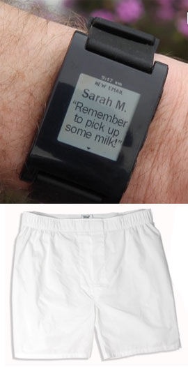 What American men need now: Grocery lists on their wrists