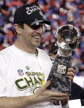 Reebok Green Bay Packers Super Bowl XLV Champions Trophy Collection Hat via nflshop.com, $29.99