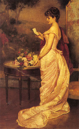 The Love Letter, by Auguste Toulmouche