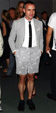 Ask the MB: Thom Browne Suit With Shorts