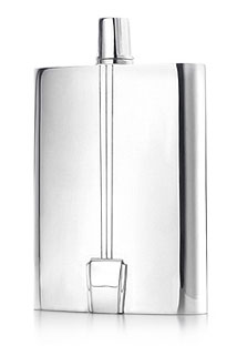 Sterling silver century flask via Tiffany, $700.00