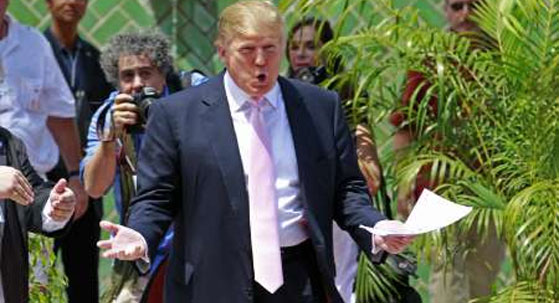 Donald Trump Shows You How Not to Wear a Tie