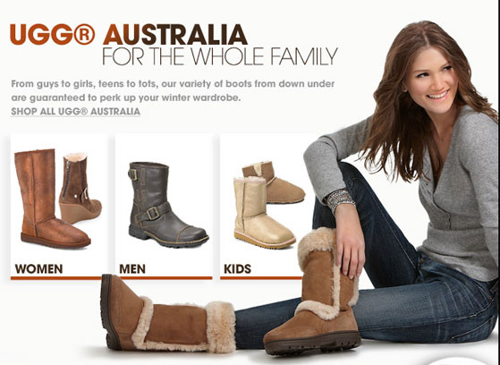 Worst Advice Ever: Bloomingdale's Recommends Ugg for the Whole Family